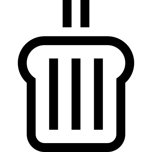 トースト Basic Straight Lineal icon