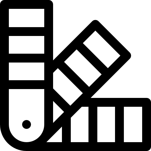 pantone Basic Rounded Lineal icono