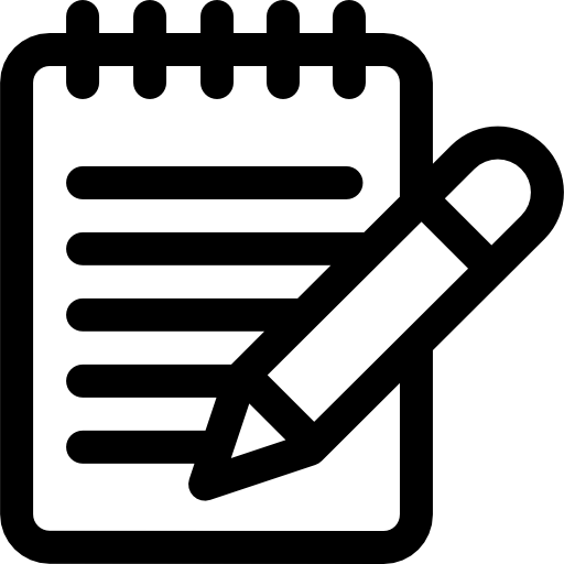 メモ帳 Basic Rounded Lineal icon
