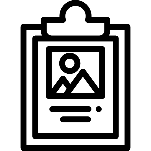 クリップボード Detailed Rounded Lineal icon