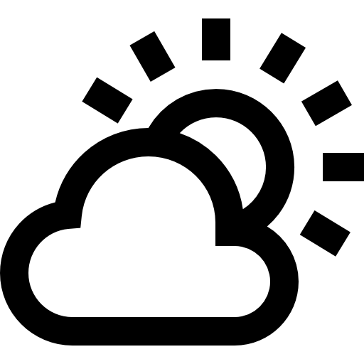 nublado Super Basic Straight Outline icono