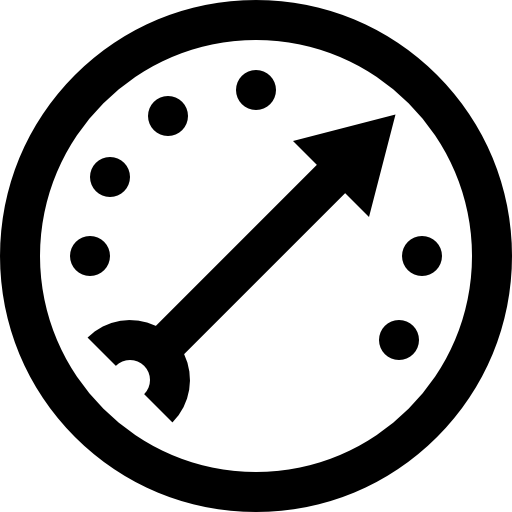 barómetro Super Basic Straight Outline icono