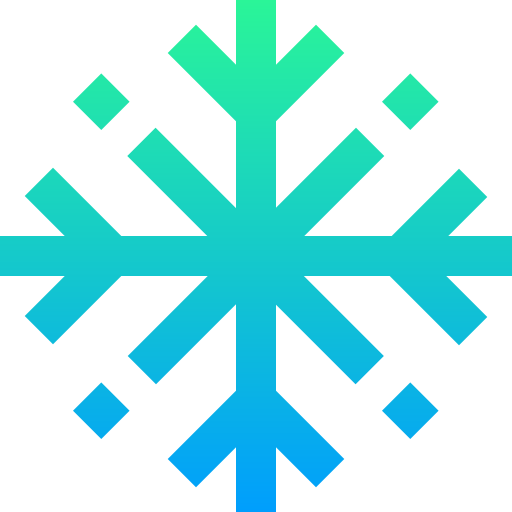 Snowflake Super Basic Straight Gradient icon
