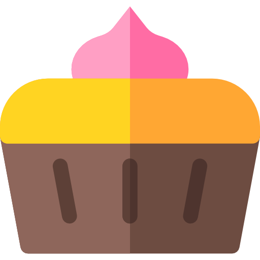 cupcake Basic Rounded Flat Icône