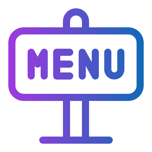 menu Generic Gradient icoon