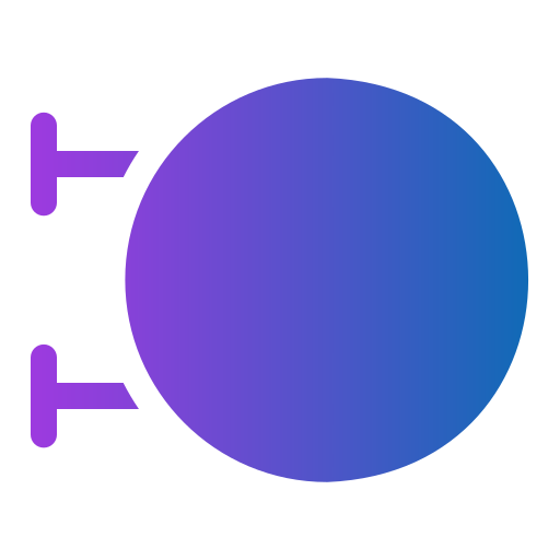 Rounded Generic Flat Gradient icon