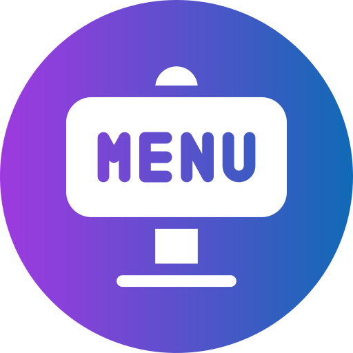 menu Generic Flat Gradient Icône