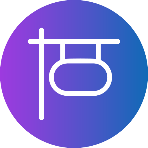 楕円形 Generic Flat Gradient icon