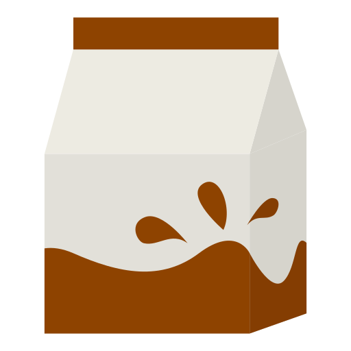 scatola del latte Generic Flat icona