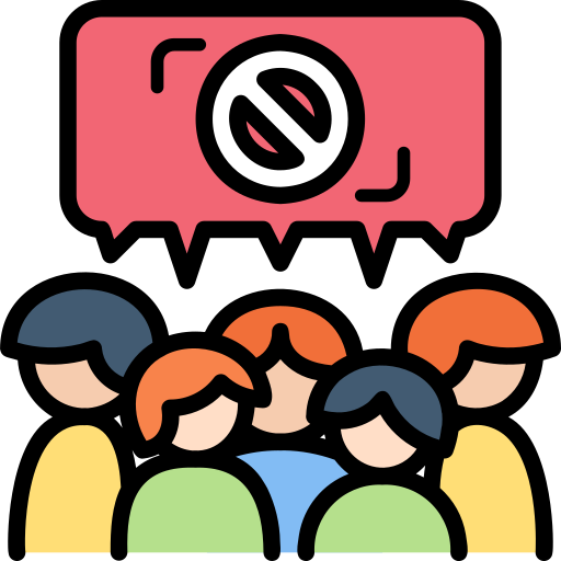 Avoid crowds Generic Outline Color icon