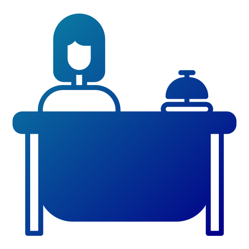 Receptionist Generic Flat Gradient icon