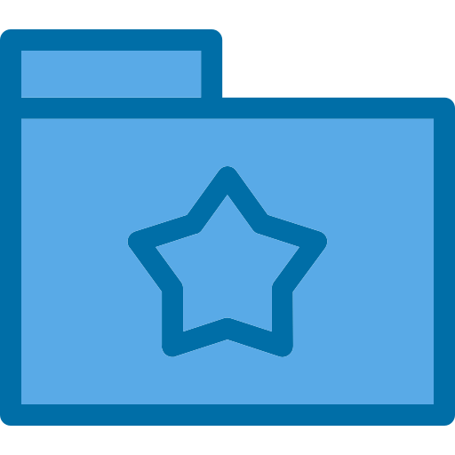 Starred Generic Blue icon