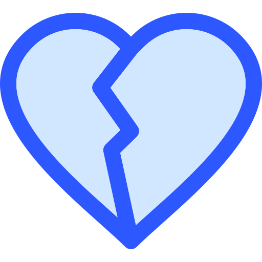 złamane serce Generic Blue ikona
