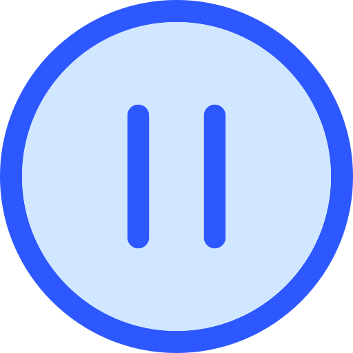 정지시키다 Generic Blue icon