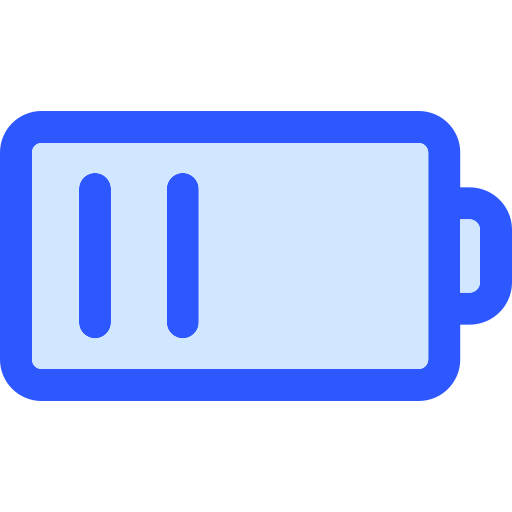 halbe batterie Generic Blue icon