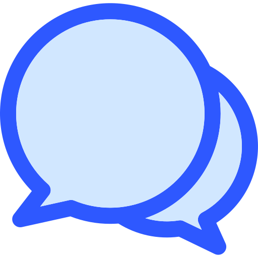 sprechblase Generic Blue icon