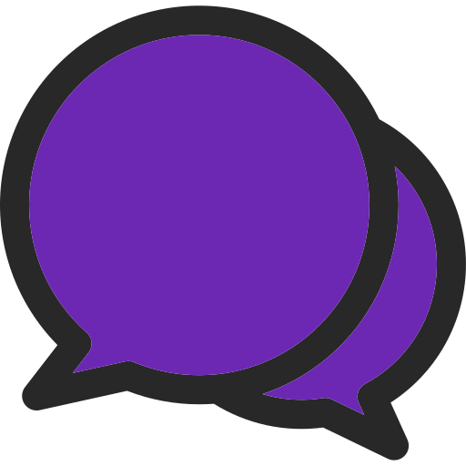Speech bubble Generic Outline Color icon