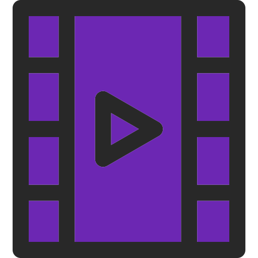 Video Generic Outline Color icon