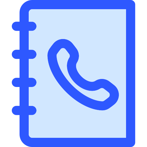 전화 번호부 Generic Blue icon