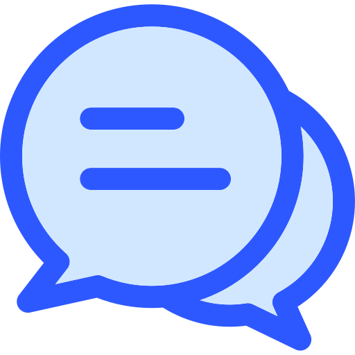 chat-blase Generic Blue icon