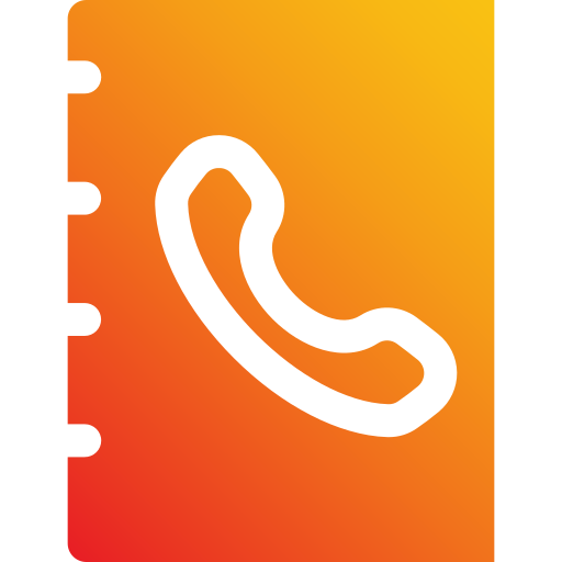 Phone book Generic Flat Gradient icon
