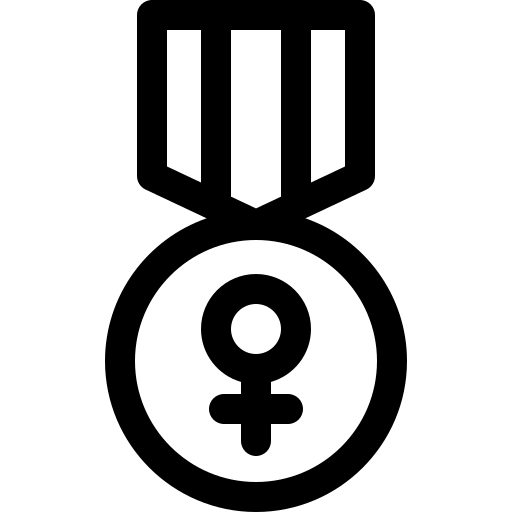 medalla Basic Rounded Lineal icono