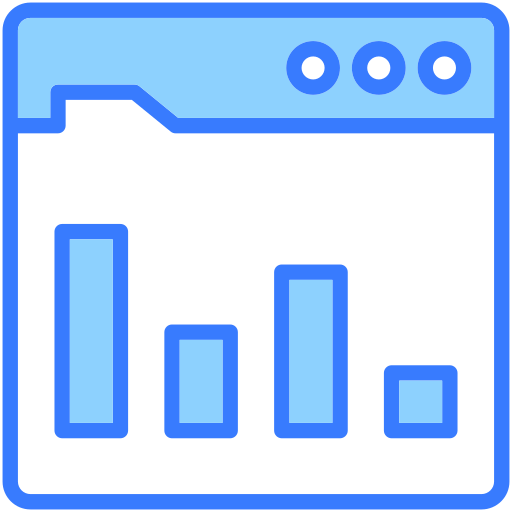 rapporto sullo stato di avanzamento Generic Blue icona