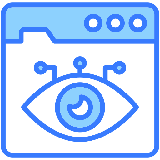 웹비전 Generic Blue icon