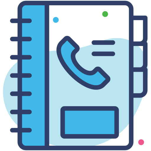 Phone book Generic Rounded Shapes icon