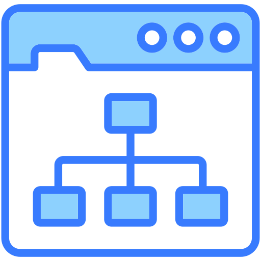 アルゴリズム Generic Blue icon