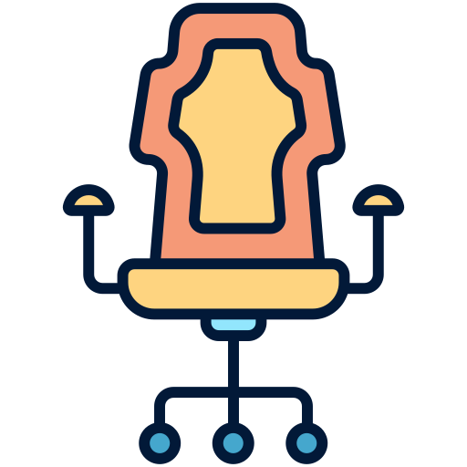 Игровое кресло Generic Outline Color иконка