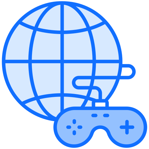 オンラインゲーム Generic Blue icon