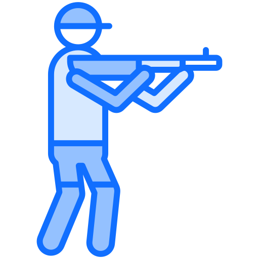 gioco di tiro Generic Blue icona