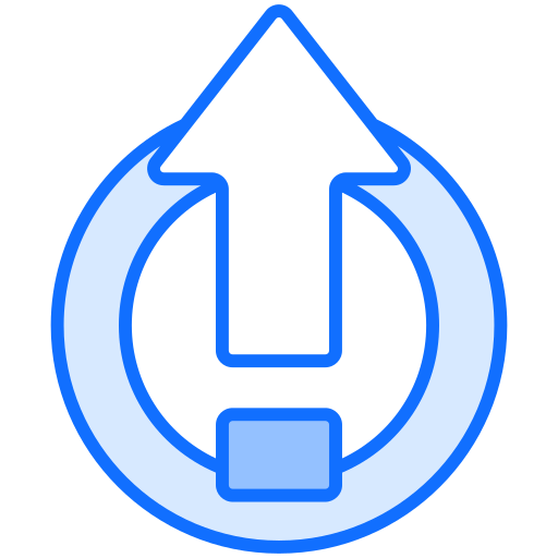 aufleveln Generic Blue icon