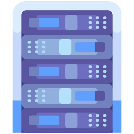 server Generic Flat icoon