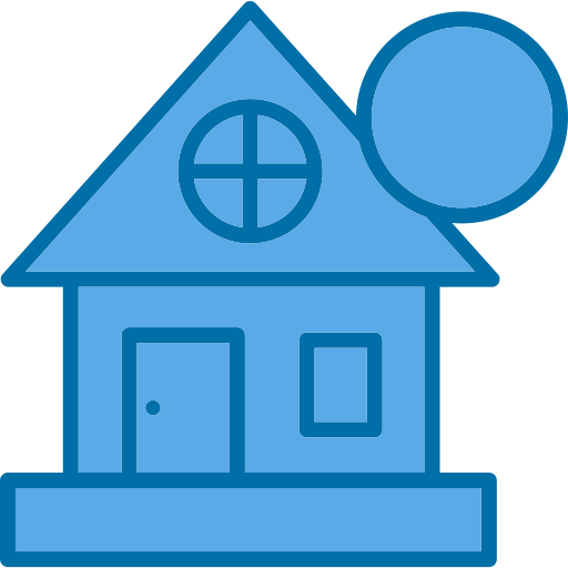 House for sale Generic Blue icon