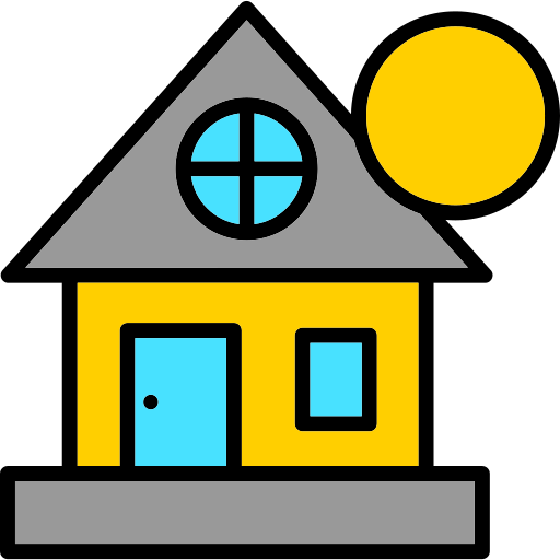 huis te koop Generic Outline Color icoon