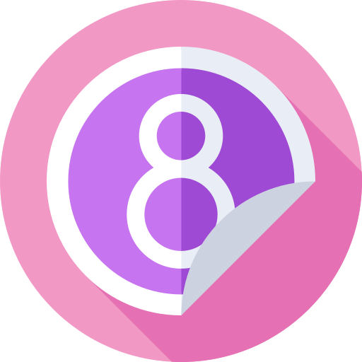 Sticker Flat Circular Flat icon