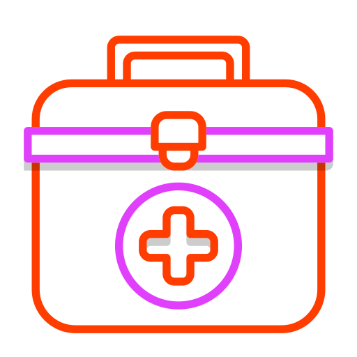 caja medica Generic Outline Color icono