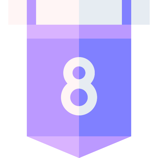 banderín Basic Straight Flat icono
