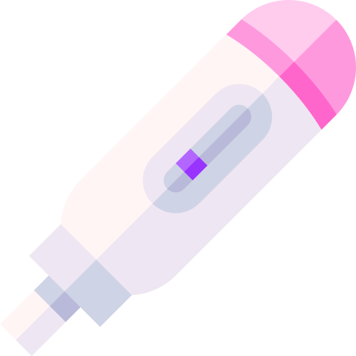 zwangere test Basic Straight Flat icoon
