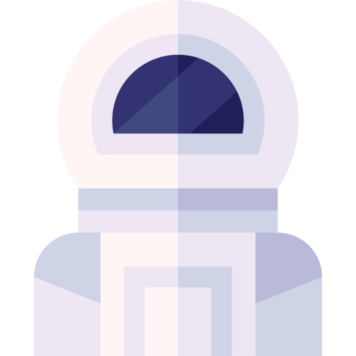astronauta Basic Straight Flat ikona