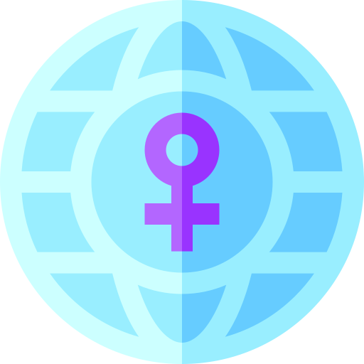 global Basic Straight Flat icon