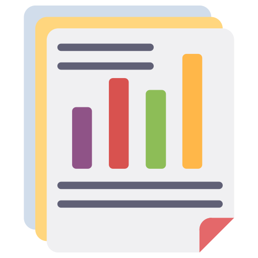 zakelijk rapport Generic Flat icoon