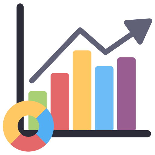 gráfico de crecimiento Generic Flat icono