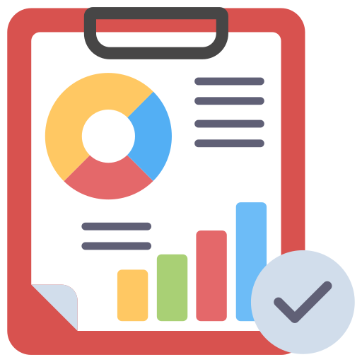 rapport d'activité Generic Flat Icône