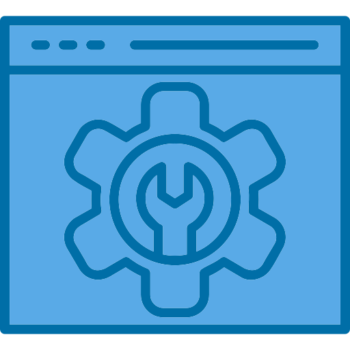 configuración web Generic Blue icono