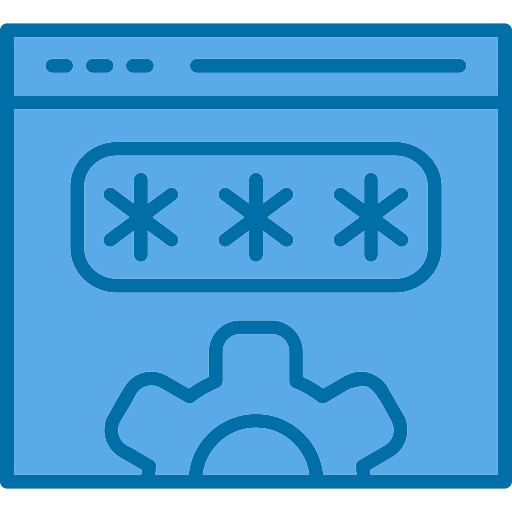 seguridad web Generic Blue icono