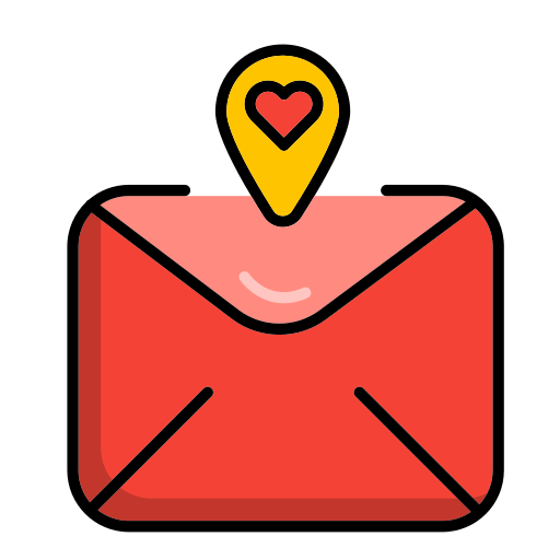 Letter Generic Outline Color icon