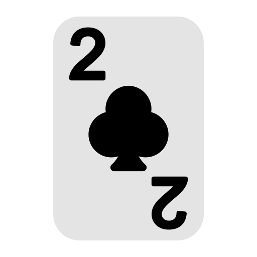 Two of clubs Generic Flat icon